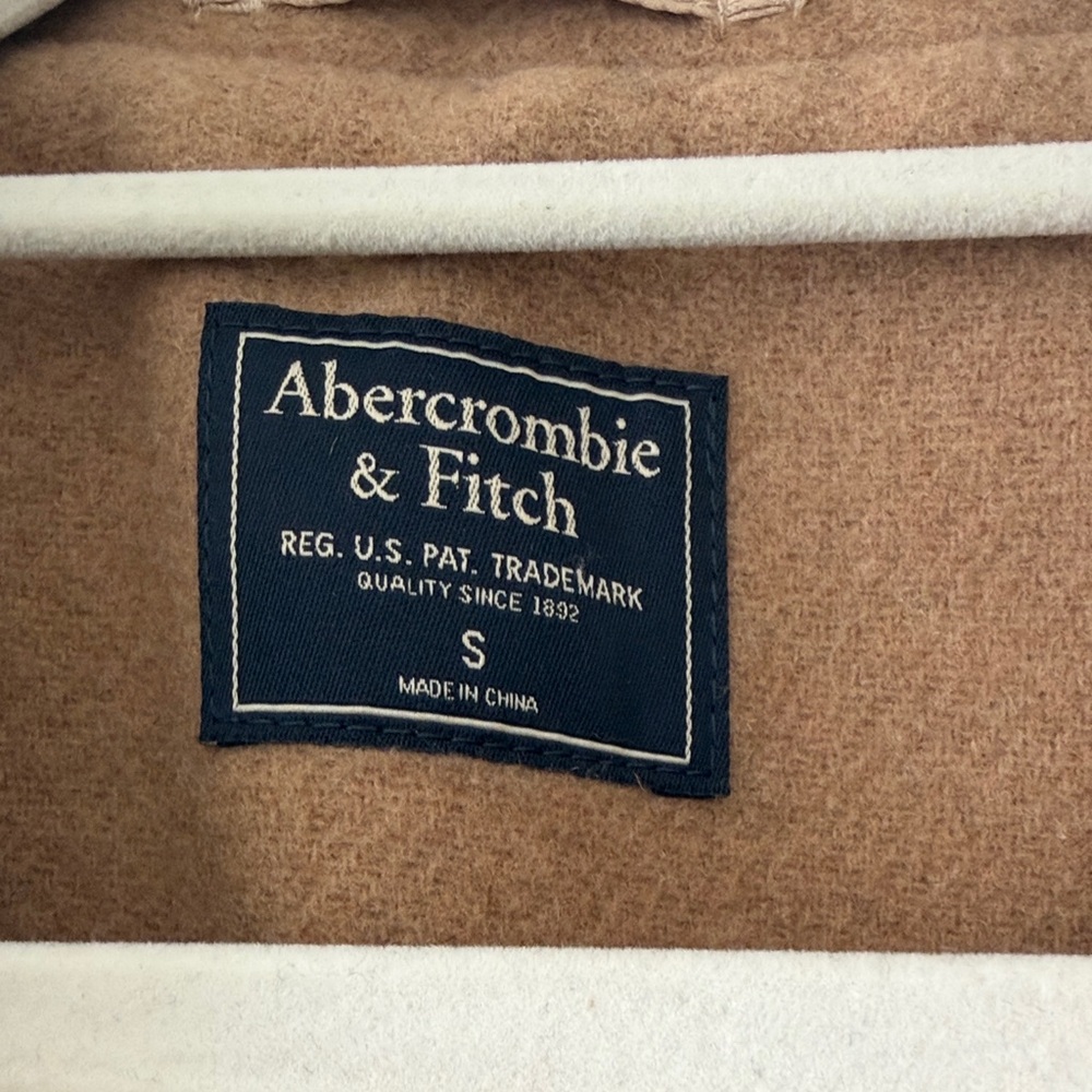 Abercrombie & Fitch Camel Trench Coat - Picture 2 of 7